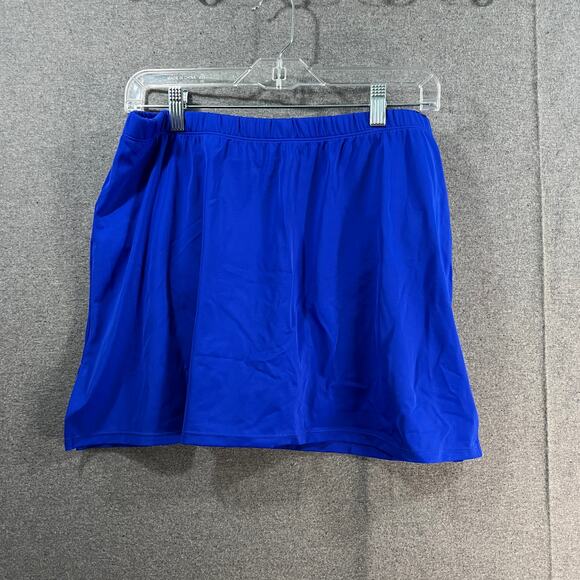 Kim Gravel x Swimsuits Swim Skirt Blue Dazzle Reg 14 - Picture 2 of 9